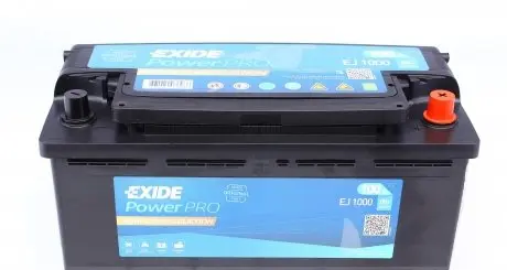 EJ1000 Стартерна батарея (акумулятор) EXIDE підбір по vin на Brocar
