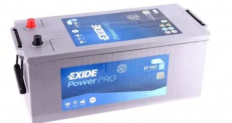 EF1853 Аккумуляторная батарея 185Ah/1150A (513x223x223/+L/B00) Professional Power HDX EXIDE подбор по vin на Brocar