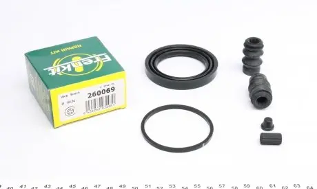 260069 Ремкомплект суппорта (переднего) Toyota Corolla 13- (d=60mm) (Bosch) FRENKIT підбір по vin на Brocar