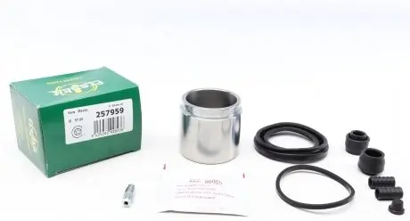 257959 Ремкомплект суппорта (переднего) Mazda 6 07- (d=57mm) (+поршень) (Mazda) FRENKIT підбір по vin на Brocar