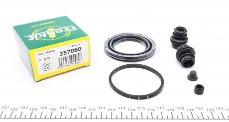 257080 Ремкомплект гальмівного супорта переднього RENAULT Kadjar 15-22; NISSAN Qashqai 14-22; SUZUKI SX4 S-Cross 16-21, Vitara 15- FRENKIT підбір по vin на Brocar