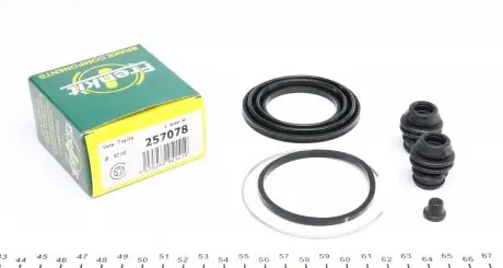 257078 Ремкомплект суппорта (переднего) Honda CR-V 95-07 (d=57mm) FRENKIT підбір по vin на Brocar