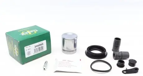 246905 Ремкомплект супорта (заднього) BMW 5 (E60)/6 (E63)/7 (E65/E66/E67) 01-10 (d=46) (+поршень) (Ate) FRENKIT підбір по vin на Brocar