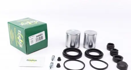 246903 Ремкомплект суппорта (переднего) Citroen Jumper 02- (d=46/52mm) (+2 поршня) (Brembo) FRENKIT подбор по vin на Brocar