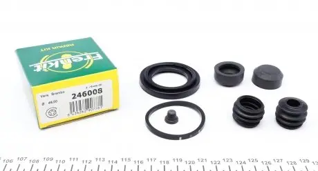 246008 Ремкомплект суппорта (заднего) Fiat Ducato/ Peugeot Boxer/ Citroen Jumper 02- (d=46mm) (Brembo) FRENKIT підбір по vin на Brocar