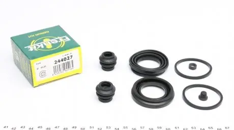 244027 Ремкомплект суппорта (переднего) Lexus RX 350 09- (d=45mm) FRENKIT подбор по vin на Brocar