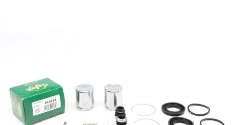 243934 Ремкомплект суппорта (переднего) Toyota Camry 91-06 (d=43mm)(+ 2 поршня) (Akeb) FRENKIT подбор по vin на Brocar