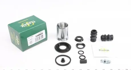 238805 Ремкомплект суппорта (заднего) (R) Ford Mondeo/Citroen C4 04- (d=38mm) (+поршень с механизмом) FRENKIT підбір по vin на Brocar