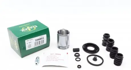 238803 Ремкомплект супорта (заднього) (R) VW Caddy III 04-15 (d=38mm) (+поршень з механізмом) (Bosch) FRENKIT підбір по vin на Brocar