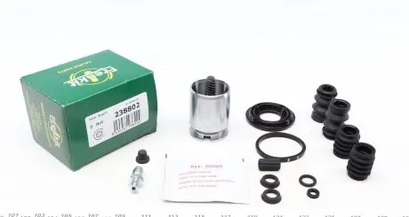 238802 Ремкомплект супорта (заднього) (L) VW Caddy III 04-15 (d=38mm) (Bosch) (+поршень з механізмом) FRENKIT підбір по vin на Brocar