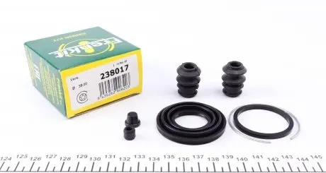 238017 Ремкомплект супорта (заднього) Chevrolet/Mitsubishi Galant/Subaru Impreza 92-05 (d=38mm) (Akebono) FRENKIT підбір по vin на Brocar