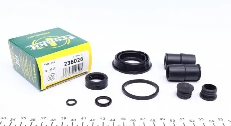 236026 Ремкомплект суппорта (заднего) Ford Transit 00-13 (d=36mm) (Ate) FRENKIT підбір по vin на Brocar