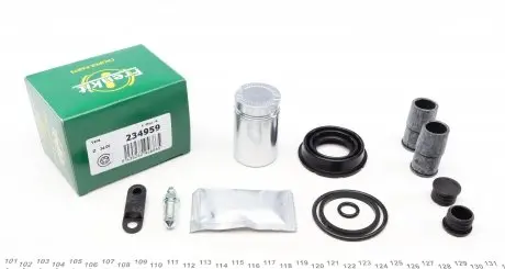 234959 Ремкомплект супорта (заднього) BMW 2 (F45/F23)/X1 (F48)/Mini Mini 13- (d=34mm) (Ate) (+поршень) FRENKIT підбір по vin на Brocar