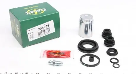 234938 Ремкомплект супорта (заднього) Hyundai i20/KIA Picanto 11- (d=34mm) (+поршень) (Mobis) FRENKIT підбір по vin на Brocar
