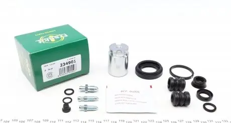 234901 Ремкомплект супорта (заднього) Renault Megane 01- (d=34mm) (+поршень) (Lucas) FRENKIT підбір по vin на Brocar