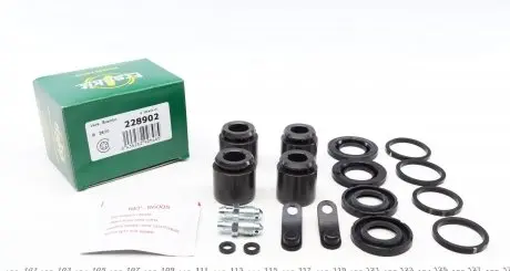 228902 Ремкомплект суппорта (заднего) Audi Q7/VW Touareg 02-15 (d=28/30mm) (+4 поршня) (Brembo) FRENKIT подбор по vin на Brocar