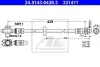 24514304393 Шланг гальмівний AUDI A3 01- /L+P/ ATE підбір по vin на Brocar