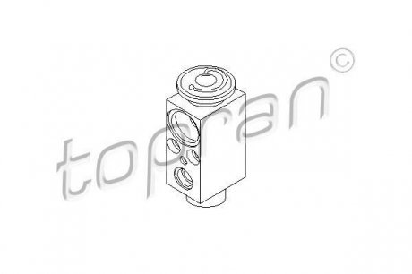 110730 Клапан кондиціонера Ford Galaxy 1.9 Tdi 97-06/VW Sharan 2.8 00-10 TOPRAN підбір по vin на Brocar
