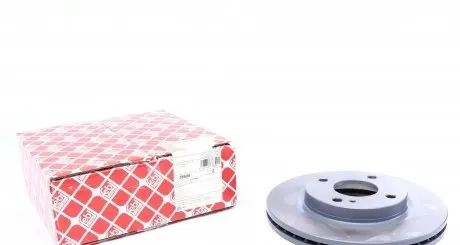 38600 Диск гальмівний (передній) Ford Fiesta 08- (258x23) FEBI BILSTEIN підбір по vin на Brocar