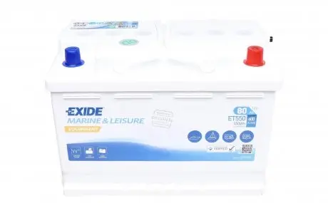 ET550 Стартерна батарея (акумулятор) EXIDE підбір по vin на Brocar