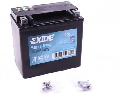 EK131 Акумуляторна батарея 13Ah/200A (150x90x145/+L) (Start-Stop/допоміжна) EXIDE підбір по vin на Brocar
