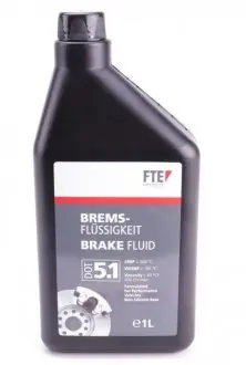DOT511LTR Рідина гальмівна FTE DOT5.1-1LTR FTE підбір по vin на Brocar