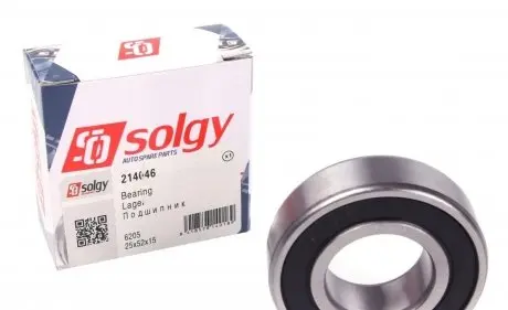 214046 Подшипник (25x52x15) SOLGY підбір по vin на Brocar