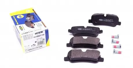 181661700 Колодки тормозные (задние) Land Rover Discovery III/IV 04-18/Range Rover 02-13 ICER подбор по vin на Brocar