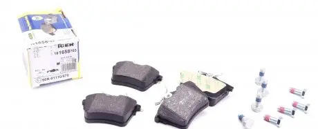 181658703 Колодки гальмівні (задні) Citroen C5 08-/Peugeot 407 04-/607 00-11 ICER підбір по vin на Brocar