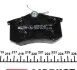 181650703 Колодки гальмівні (задні) Audi A4/A6/Renault Scenic/Megane 97-/Fluence/Citroen C3/C4 10-/Peugeot 06 ICER підбір по vin на Brocar