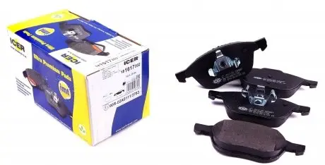 181617202 Колодки тормозные (передние) Ford Transit Connect/Tourneo Connect/Kuga 13-/Focus/C-Max 07- ICER подбор по vin на Brocar