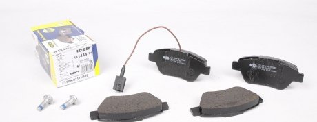 181444701 Колодки тормозные (передние) Citroen Nemo/Peugeot Bipper/Fiat Fiorino/Punto 08-/Doblo 01- (+датчик) ICER подбор по vin на Brocar