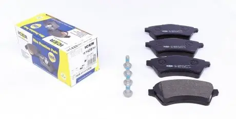 181428701 Колодки гальмівні (передні) Land Rover Freelander 98-06 ICER підбір по vin на Brocar