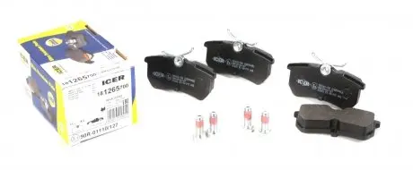 181265700 Колодки тормозные (задние) Ford Focus 98-05/Fiesta V/VI 05- ICER подбор по vin на Brocar