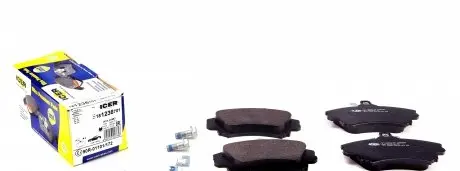 181236701 Колодки тормозные (передние) Mitsubishi Carisma 95-06/Volvo S40 I/V40 95-04 ICER подбор по vin на Brocar