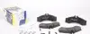 Колодки тормозные (передние/задние) MB Sprinter (901-905) 208-616 95-/VW LT 96-06 (+датчики) 141126-700