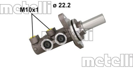 051165 Цилиндр тормозной (главный) Toyota Rav4 III/IV 06- METELLI подбор по vin на Brocar