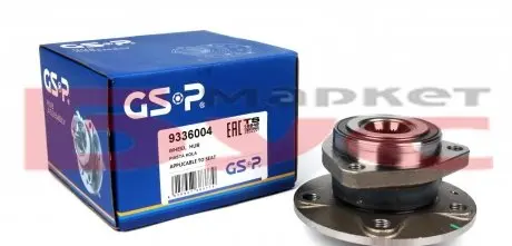 9336004 Подшипник ступицы (передней) VW Caddy 03- (3 болты) GSP подбор по vin на Brocar