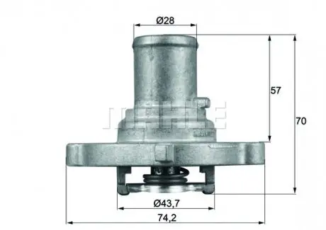 TI12287D Термостат MAHLE / KNECHT подбор по vin на Brocar