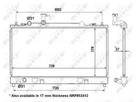 56063 Теплообменник NRF подбор по vin на Brocar