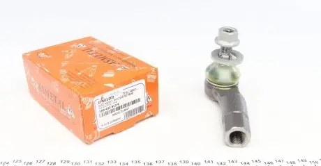 17AU1203 Наконечник тяги рульової (R) Skoda Octavia II/VW SuperB III/Golf VII 08- (широка гайка+ шайба) ASMETAL підбір по vin на Brocar