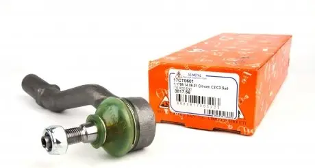 17CT0601 Наконечник тяги рульової (R) Citroen C2/C3 ASMETAL підбір по vin на Brocar