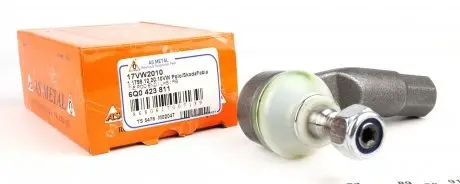 17VW2010 Наконечник тяги рулевой (L) Seat Cordoba/Ibiza/Skoda Fabia/Roomster/VW Polo 01- (M14x1,5) ASMETAL подбор по vin на Brocar
