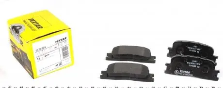 2370205 Колодки тормозные (задние) Lexus ES 96-08 (Akebono) TEXTAR подбор по vin на Brocar