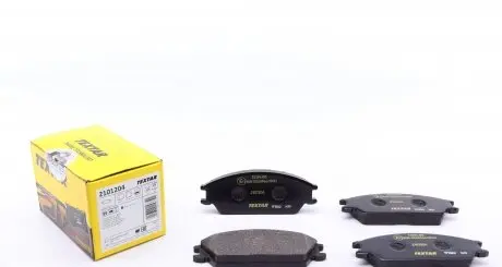 2101204 Колодки гальмівні (передні) Hyundai Getz 02-10 (Akebono) TEXTAR підбір по vin на Brocar