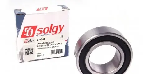 214003 Підшипник підвісний півосі Fiat Doblo (30x55x19) SOLGY підбір по vin на Brocar