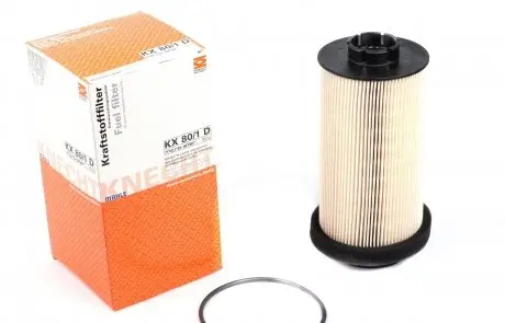 KX801D Фільтр паливний MB Actros 96-02 (заміна на KX 80/1D MAHLE) MAHLE / KNECHT підбір по vin на Brocar