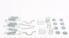 950816 Монтажний к-кт гальмівних колодок Lexus RX350/Toyota RAV 4/Avensis 1.8/2.0 00- (215x45mm) FRENKIT підбір по vin на Brocar