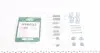 Комплект пружинок колодок ручника Chevrolet Lacetti/Nubira 1.4-2.0D 05- (170x26) (Sumitomo) 950025