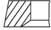 04001N1 Кольца поршневые Citroen Berlingo/Fiat Scudo/Peugeot Partner 1.9D DW8 (82.80mm/+0.6) (2-2-3) MAHLE / KNECHT підбір по vin на Brocar
